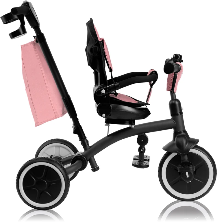 Триколісний велосипед Lionelo Tris Plus PINK ROSE